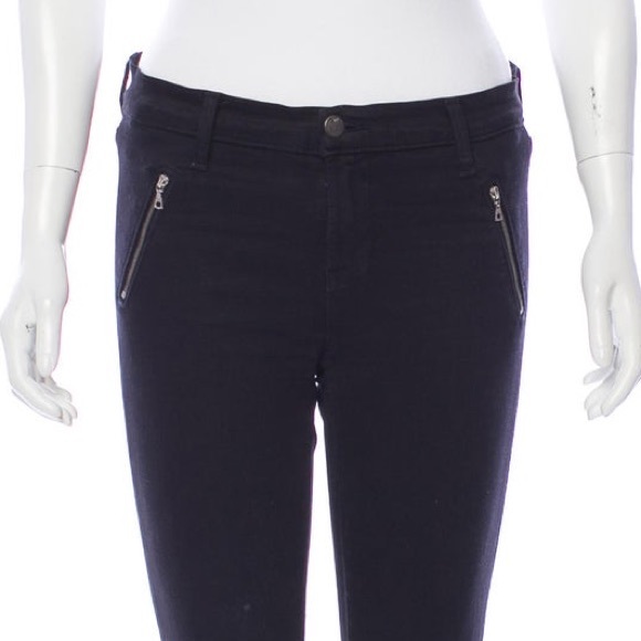 J Brand Black Mid-Rise Skinny Jeans sz 27 - Picture 2 of 3